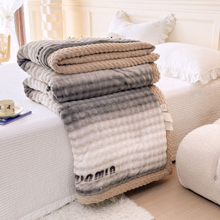 Winter rabbit rabbit velvet peas padded rabbit fur milk velvet warm winter quilt machine washable double-sided velvet thick quilt core