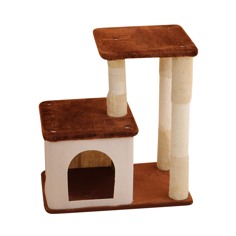 Fuente transfronteriza gato escalada estante gato nido de gato árbol integrado multicapa gato escalada estante columna columna gato escalada