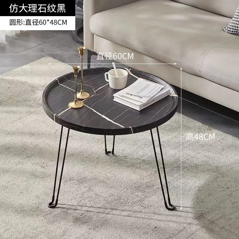 그레이 패턴 원형 테이블 60*60*48