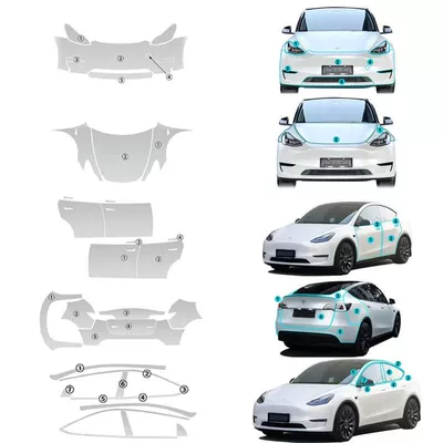Special Tesla modelY TPU Invisible Paint Protective Film for Cross-border Trade Special Car