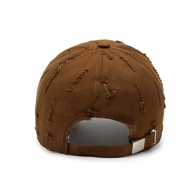 New Embroidered Letter Distressed Sunshade Sunscreen Baseball Cap Outdoor Four Seasons Unisex Fashion Trend Hat_voghion.com