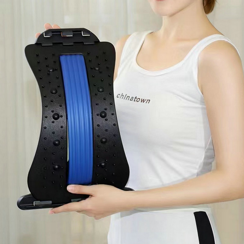 腰椎マッサージ器腰椎ストレッチ矯正器腰マッサージ訓練器家庭用腰椎牽引器マッサージ器|undefined