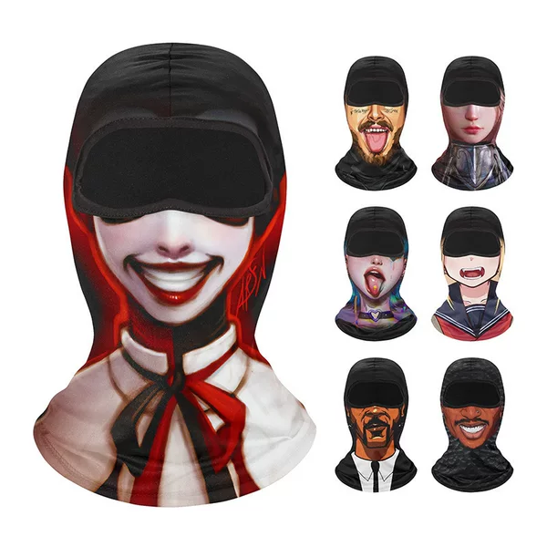 Summer thin outdoor sports headgear hat sweat-absorbent breathable riding mask ice silk dustproof windproof sunshade face towel