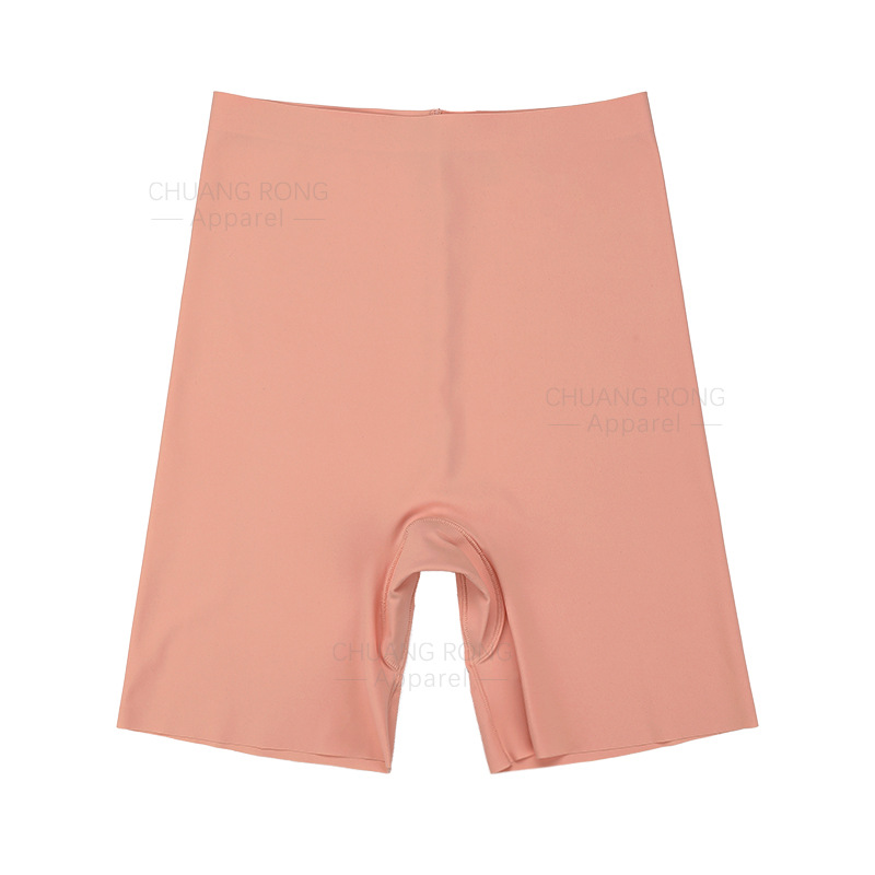 Pantalones de seguridad sin costuras de comercio exterior para mujer, cintura alta, glúteos, abdomen, leggings anti-brillo, seda de hielo de algodón puro delgado, exclusivamente transfronterizo