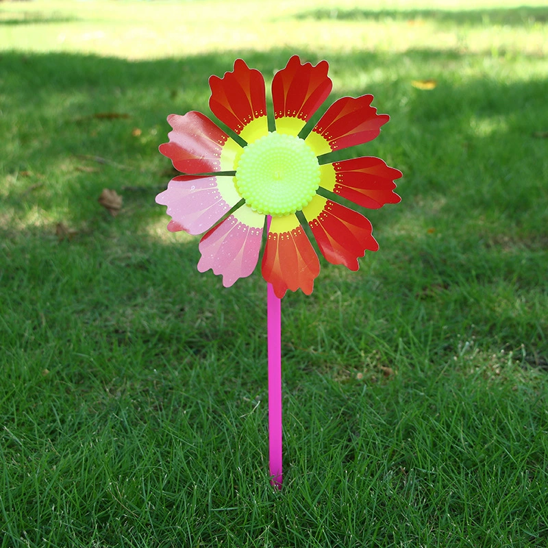 Children's traditional toys Creative Sunflower Plastic Diveded Windwriting Hot Sales Sales Scanning Code Gift Gift