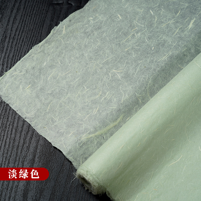 Huizhou Yuxuan colorido agua clara Yunlong papel de papel de aceite paraguas lámpara de papel de arroz en blanco de fibra gruesa decoración de papel de embalaje