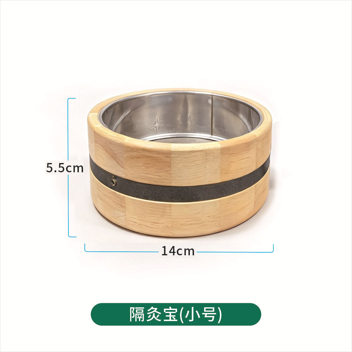 Moxa Burner Holder Ginger Moxibustion Tool Solid Wood Stand for Traditional Moxa Therapy specifications