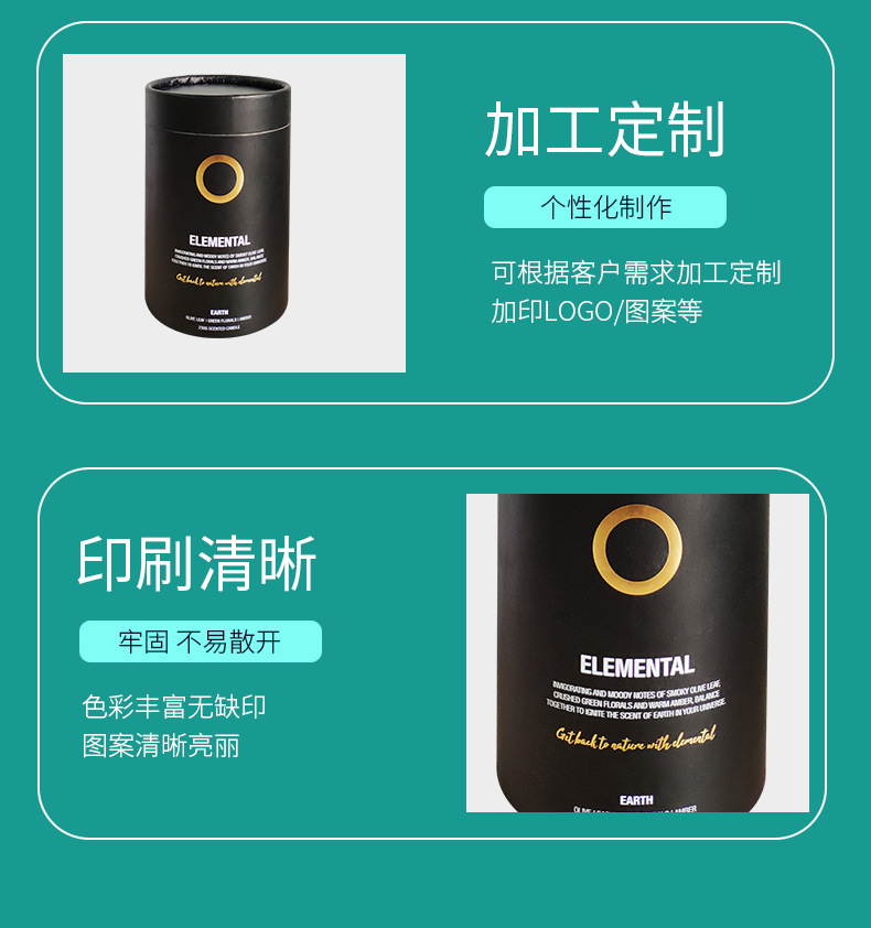 烫金化妆品首饰礼品包装纸罐_04