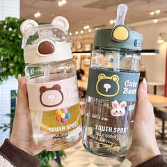 新商品のアニメカップの熊の金は転びに耐えます。
