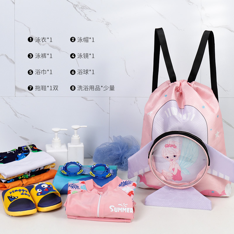 Summer capacious backpack for swimming