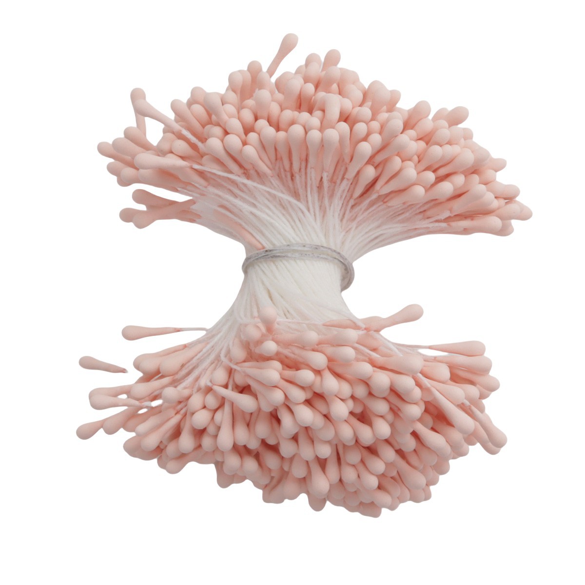 2 mm, 390 piezas, núcleo de flor mate, flor artificial, estambre de yeso ecológico, material para rosas y lirios, cabezal a juego