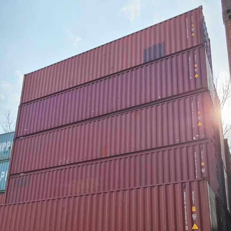 Sales of second-hand sea freight containers in Qingdao