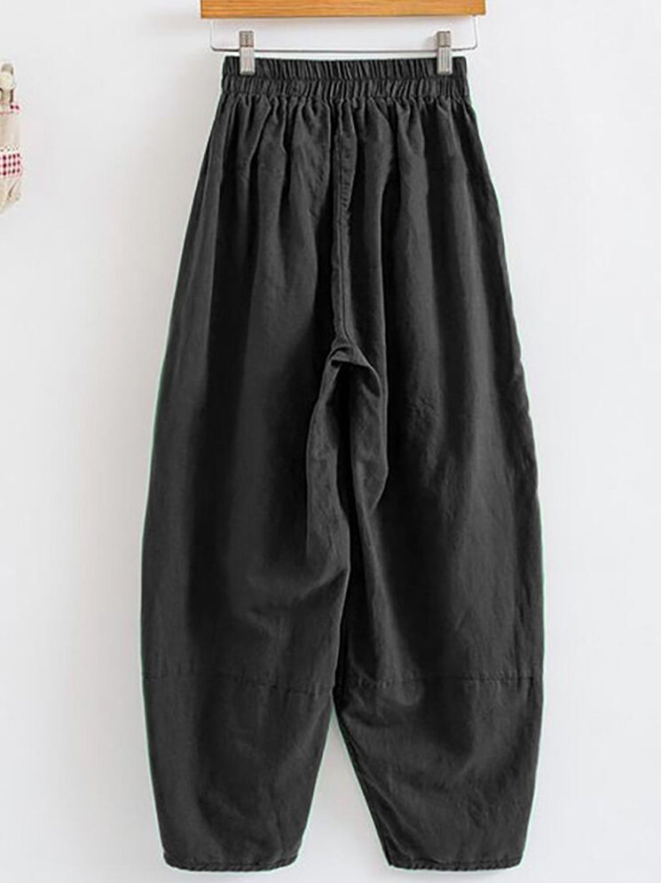 Casual Wide-Leg Pants