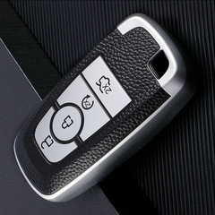 適用於福特汽車鑰匙套銳界plus探險者evos蒙迪歐鑰匙高檔殼扣男女