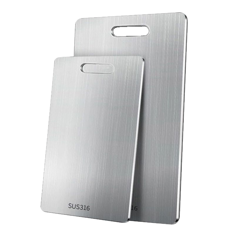 Tablas de cortar Jingyun, antibacterianas y a prueba de moho, tablas de cortar de frutas de acero inoxidable para el hogar, tablas de cortar de cocina, tablas adhesivas para cortar verduras, platos enrollados