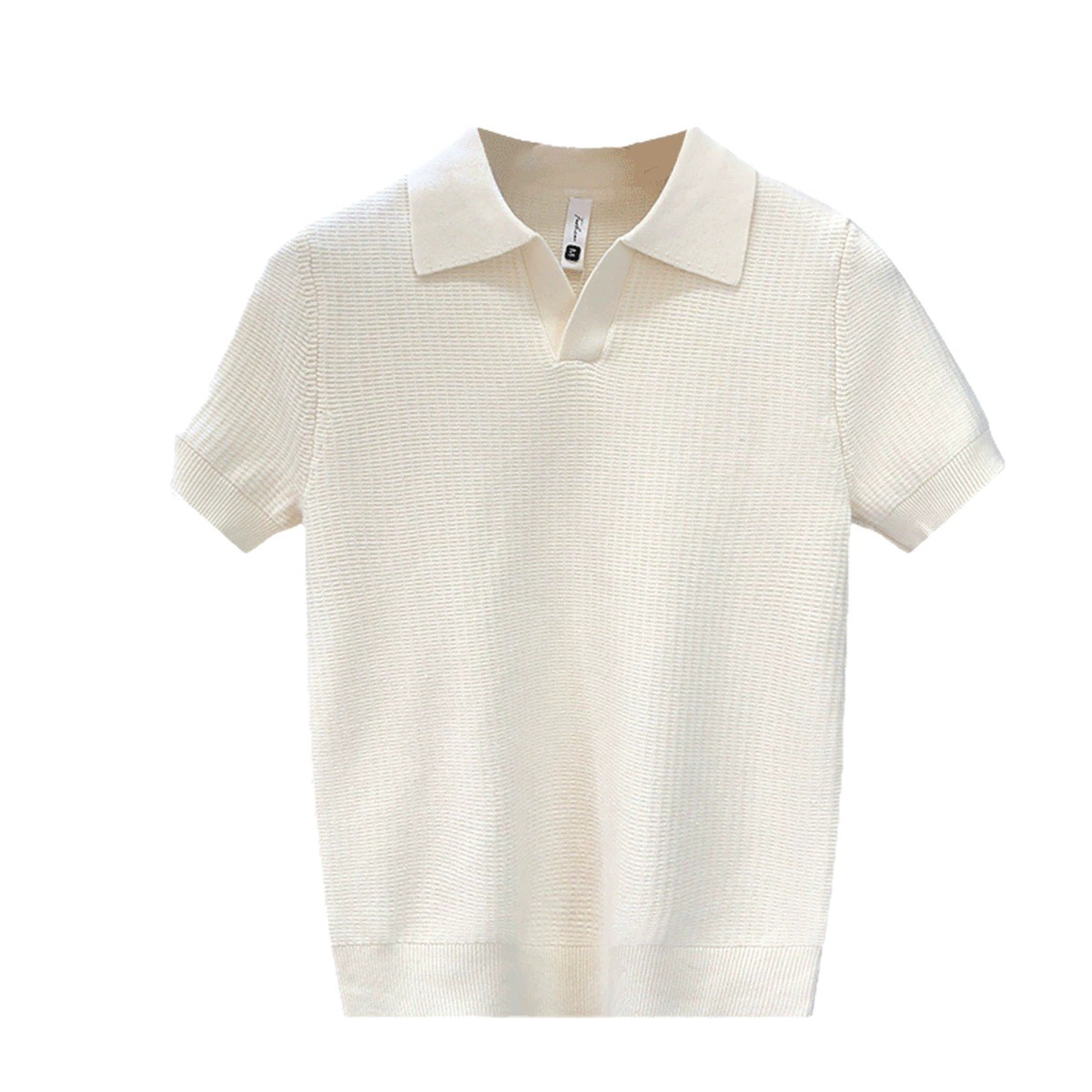 summer breathable light and thin knitted polo for leisure
