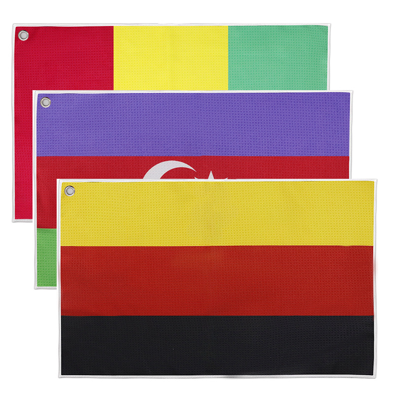 Patrón de bandera nacional patrón de la toalla de golf Toalla de yoga Toalla de piña Toalla de deporte de tres veces