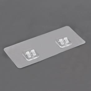 Gancho adhesivo transparente sin clavos que no deja marcas, resistente al agua, a prueba de humedad, gancho de pared adhesivo de alta carga