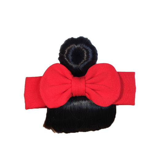 Ball head cotton hairband baby hairband fontanel protection bow headband baby hair accessories bangs wig children's accessories