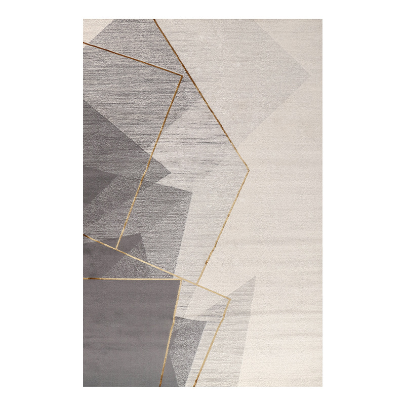 Foshan ligera alfombra de viento de lujo sala de estar dormitorio alfombra de seda gruesa Geométrica Wilton fábrica de alfombras tejidas