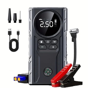 Car Emergency Starting Power Supply Air Pump All-In-One Machine 12V Power Bank Outdoor Power Supply Power Bank Large Capacity