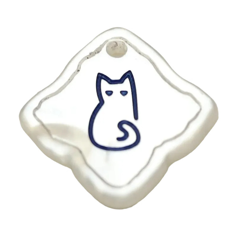 Mossen かわいい子猫サインボタン模造シェルシャツニットカーディガンボタン DIY 携帯電話ケースジュエリーアクセサリー|undefined
