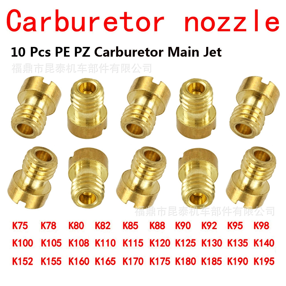 10 шт. Инжектор карбюратора главный жиклер 99101-393 для PE CVK PWK VD VE PD
