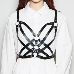 New Retro Bound Leather Belted Distinctive Women's Shirt Dress Strap Belt