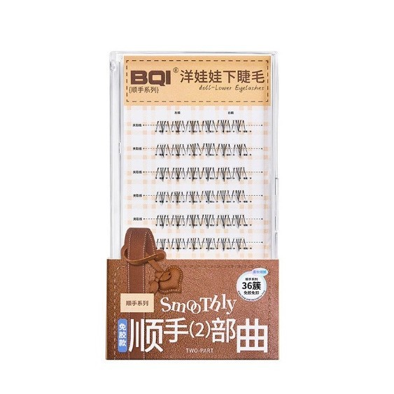 Pestañas Postizas Inferiores Xierui White Moonlight, Sin Pegamento, Fáciles de Aplicar, Aspecto Natural para Principiantes, Fáciles de Aplicar en los Ojos, Aspecto Natural, Tallo Transparente
