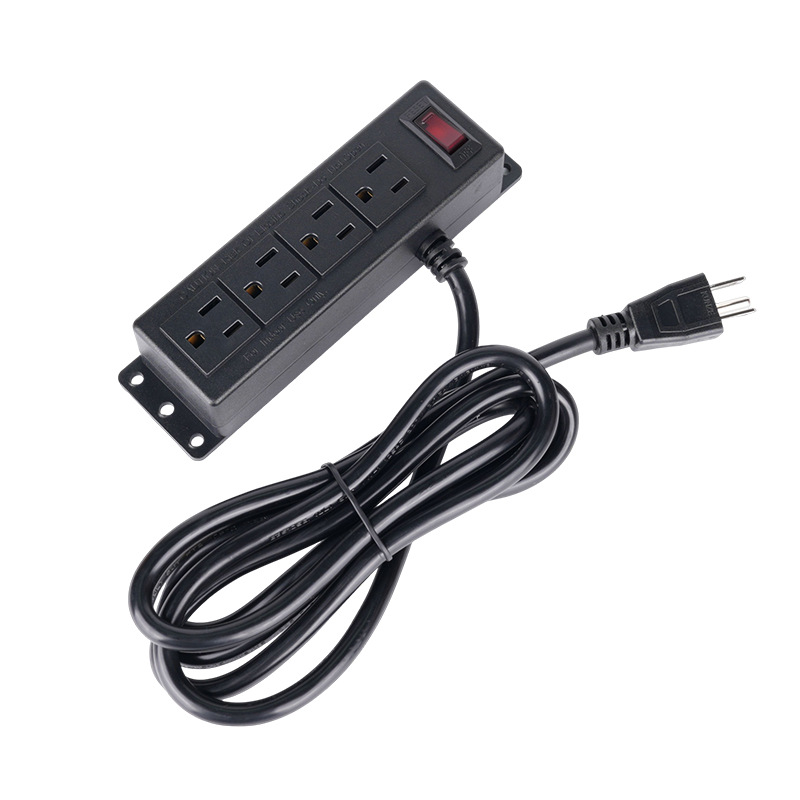 Escritorio de computadora abierto enchufe de tres posiciones con interruptor de gauge doble USB cargador enchufe caja de herramientas enchufe de muebles enchufe de alimentación