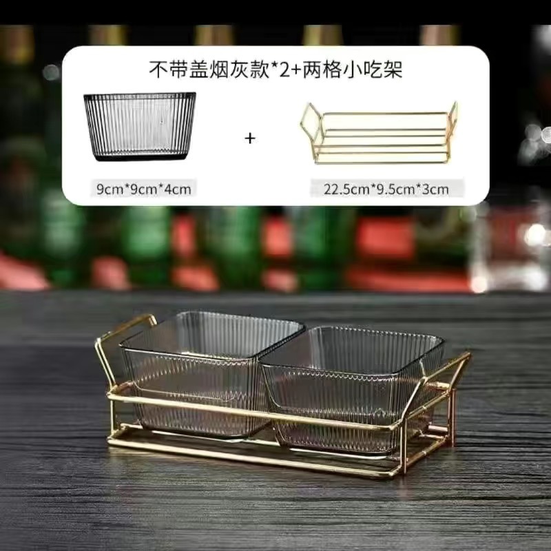 2025 nuevo plato de frutas secas caja de almacenamiento de dulces de sala de estar doméstica plato de frutas de lujo plato de bocadillos de mesa