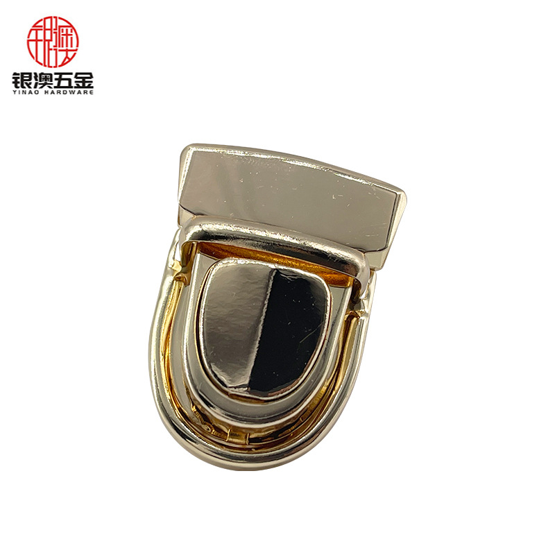 箱包五金配件 铁皮插锁手袋五金 女包金属 铁皮锁扣包包五金锁扣