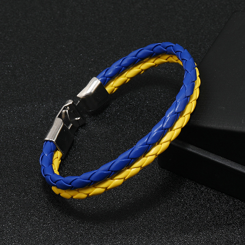 1 Piece Fashion Geometric Pu Leather Alloy Unisex Bracelets