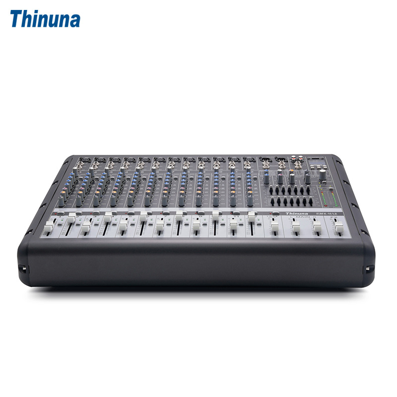 Thinuna PMX-H12 12路蓝牙USB功放婚庆舞台酒吧会议调音台处理器