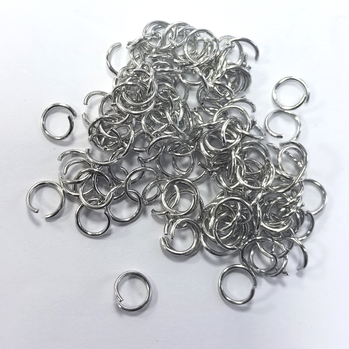 17# white k [electroplating]/open ring