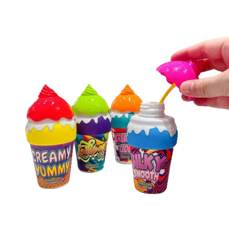 Douyin 子供用スプリンクラーなしアイスクリームバブルボトルかわいいバブル水ベビー屋外バブル学生おもちゃ卸売|undefined