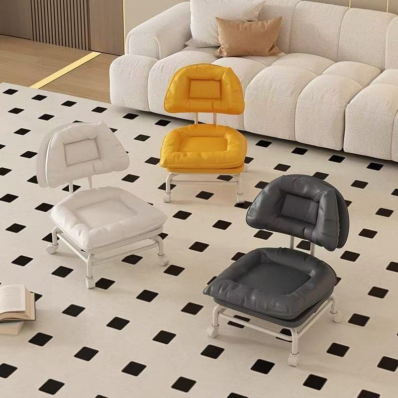 Taburete de rueda universal, polea, taburete bajo, zapatos de cambio, silla para niños pequeños, casero, cinturón de rueda para niños, taburete de costura hermosa