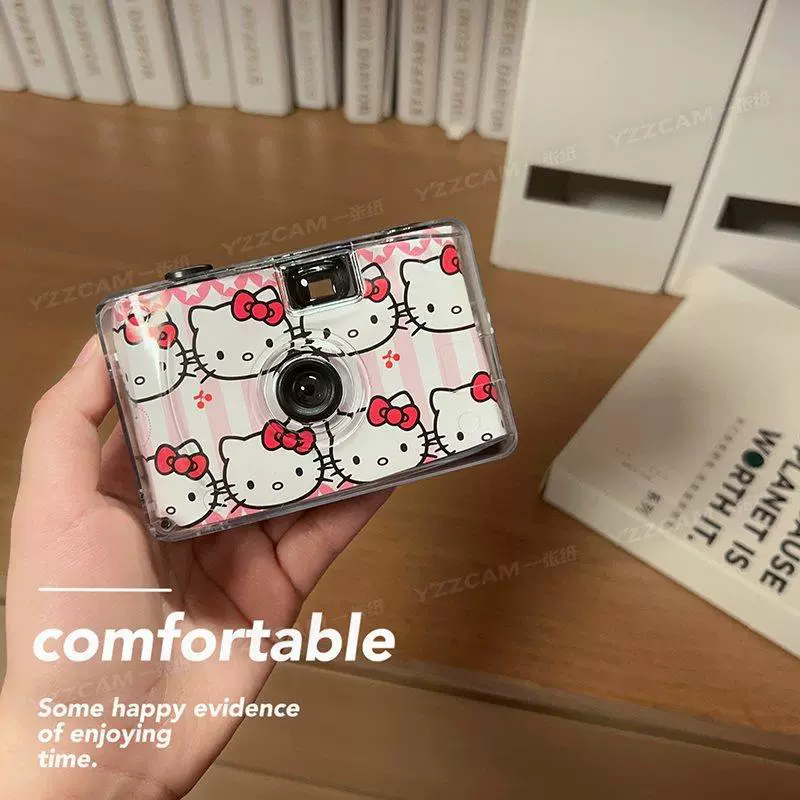 Camera Polaroid compact retro waterproof, for students — birthday gift, multiple character designs