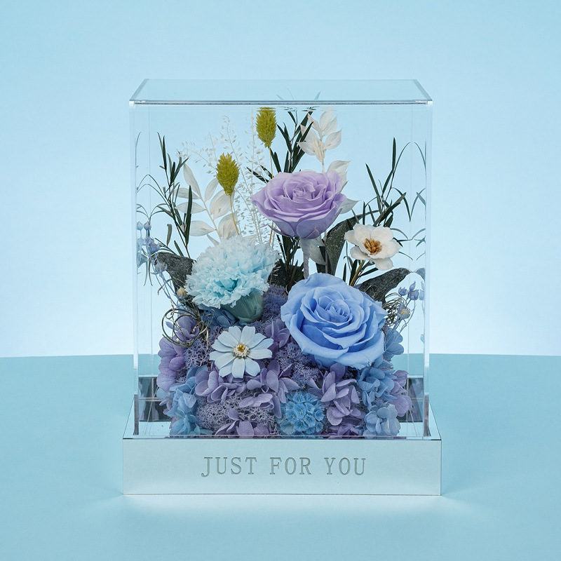 Acrílico cuadrado - Azul Violeta