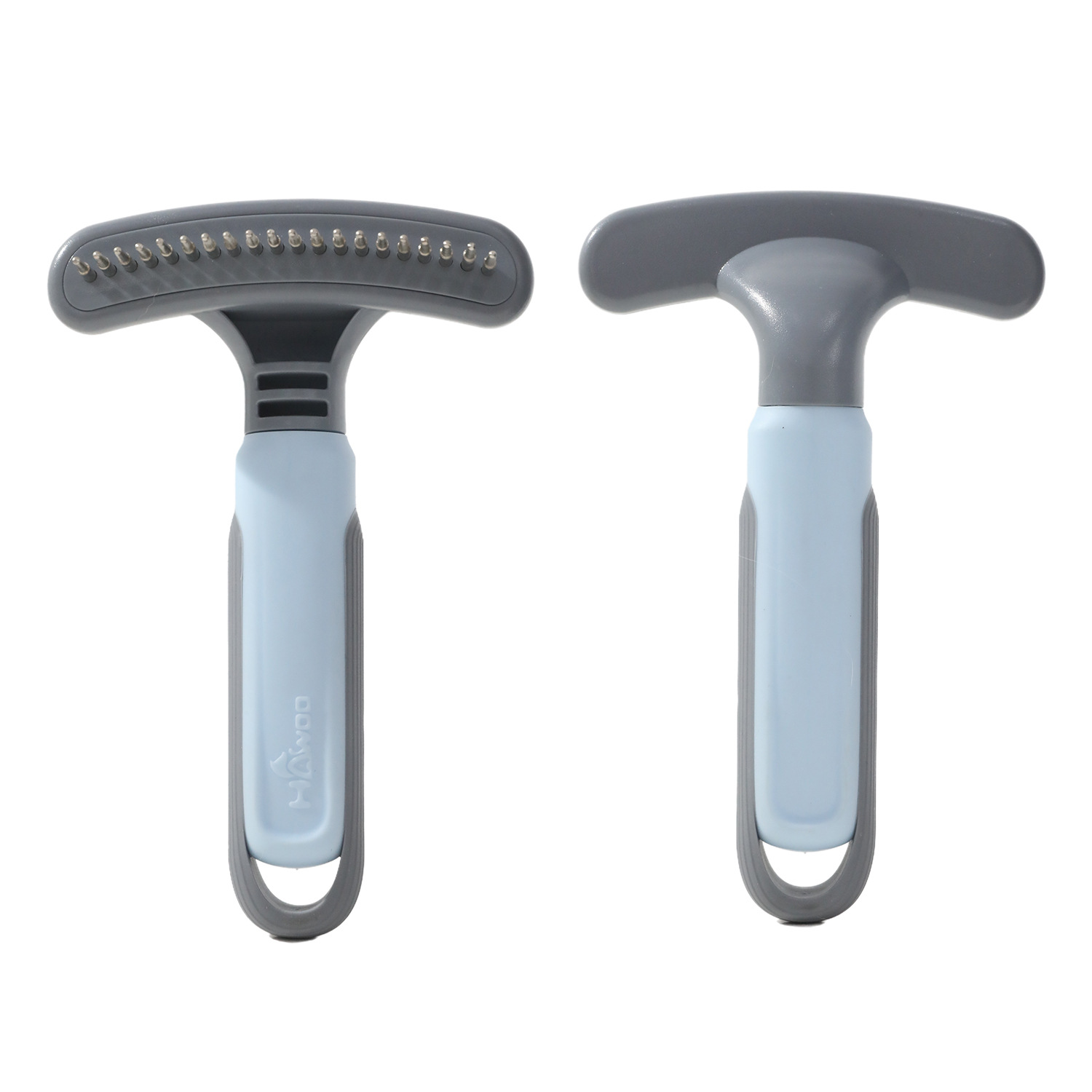 Peine de rastrillado de una hilera-azul