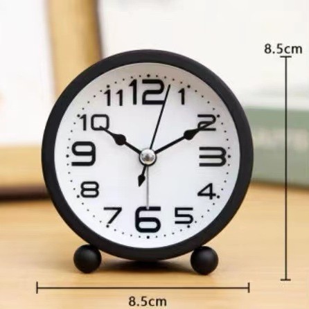 Suministro directo de fábrica estudiante niños pequeño reloj de alarma de 3 pulgadas de metal reloj redondo lindo Reloj portátil digital de dibujos animados