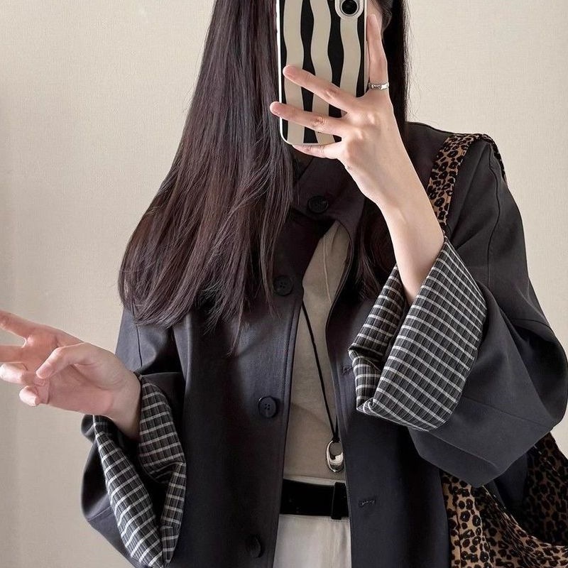 美式复古设计感高气质外套女2026秋季新款洋气个性时尚休闲通勤款