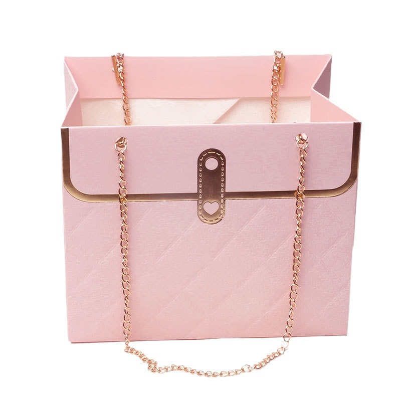 Brillante pequeña bolsa de viento de fragancia marca de moda caja de flores papel de embalaje de flores de moda ramo pequeño florista material de arte floral image 6