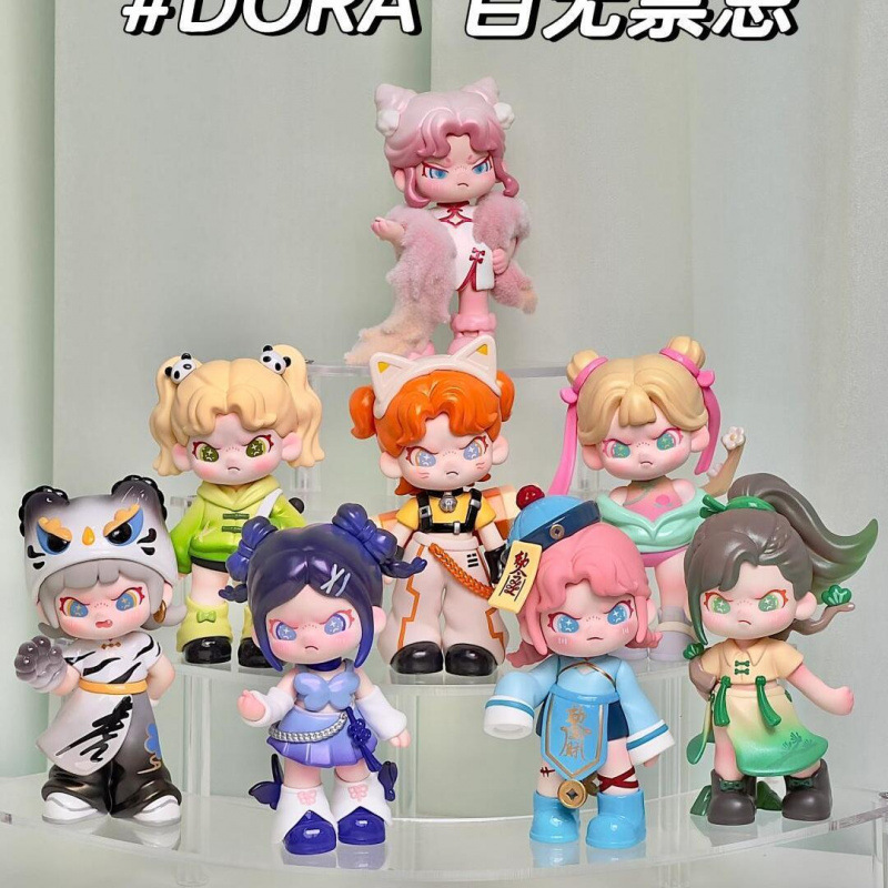 DORA Hundred No Taboo Series Caja ciega Decoración de juguetes TNTSPACE Dora3a generación quinta generación de juguetes de moda