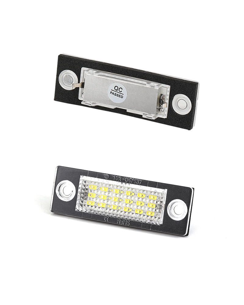 LED License Plate Light for Volkswagen Golf Jetta Caddy Touran MK5 Passat B5.5 B6 Skoda