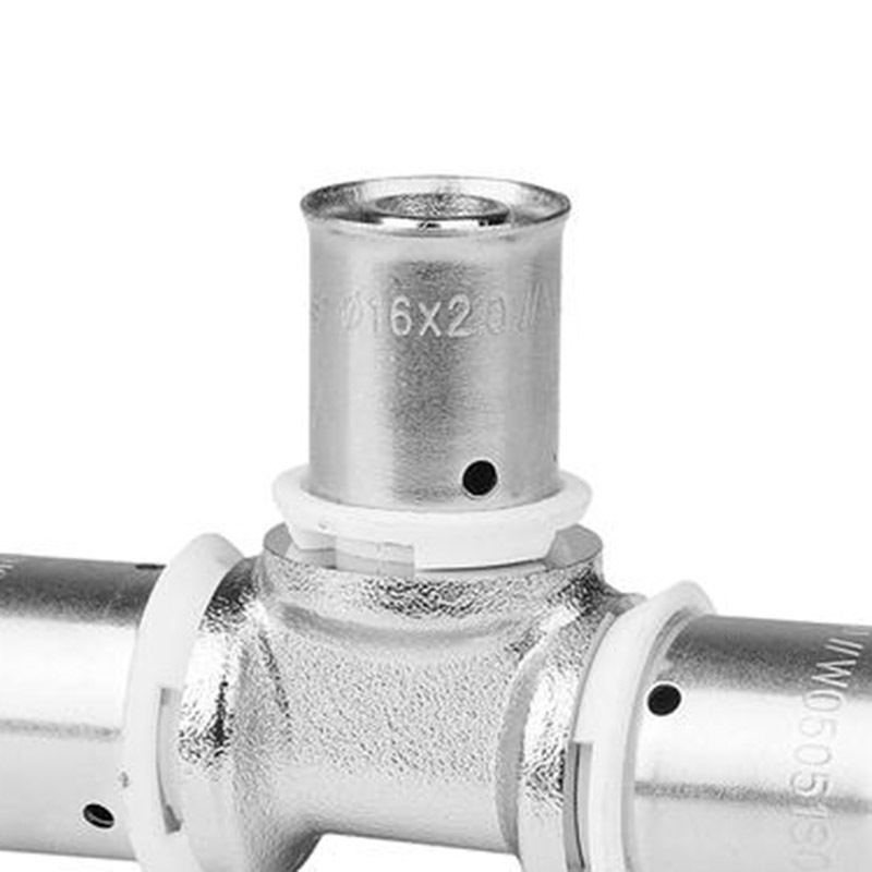 卡压式异径三通 304异径三通管接头 不锈钢卡压式T型异径中小三通