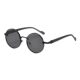 American Classic Metal Round Frame Sunglasses Personalized Trend Advanced Sense Street Photoshoot Driving Anti-glare Sunglasses Universal