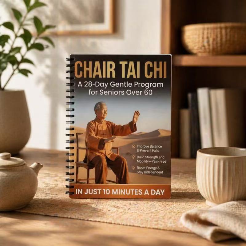 Cross-Border New Product Tai Chi Walking Tai Chi Chair Yoga 28-Day Program Collection Suitable for the Elderly