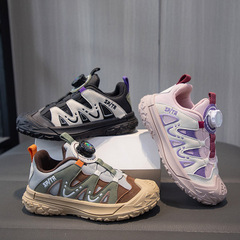 Fashionable and Personalized Rotating Button Sports Shoes for Spring and Autumn, New Men, Women, and Children's Design-Savvy High-Versatility Casual Shoes