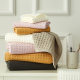 Xinjiang Pure Cotton Bath Towel Waffles Pure Cotton Towel Cross-border Bath Towel Household Absorbent Towel Hangable Face Wash Square Towel